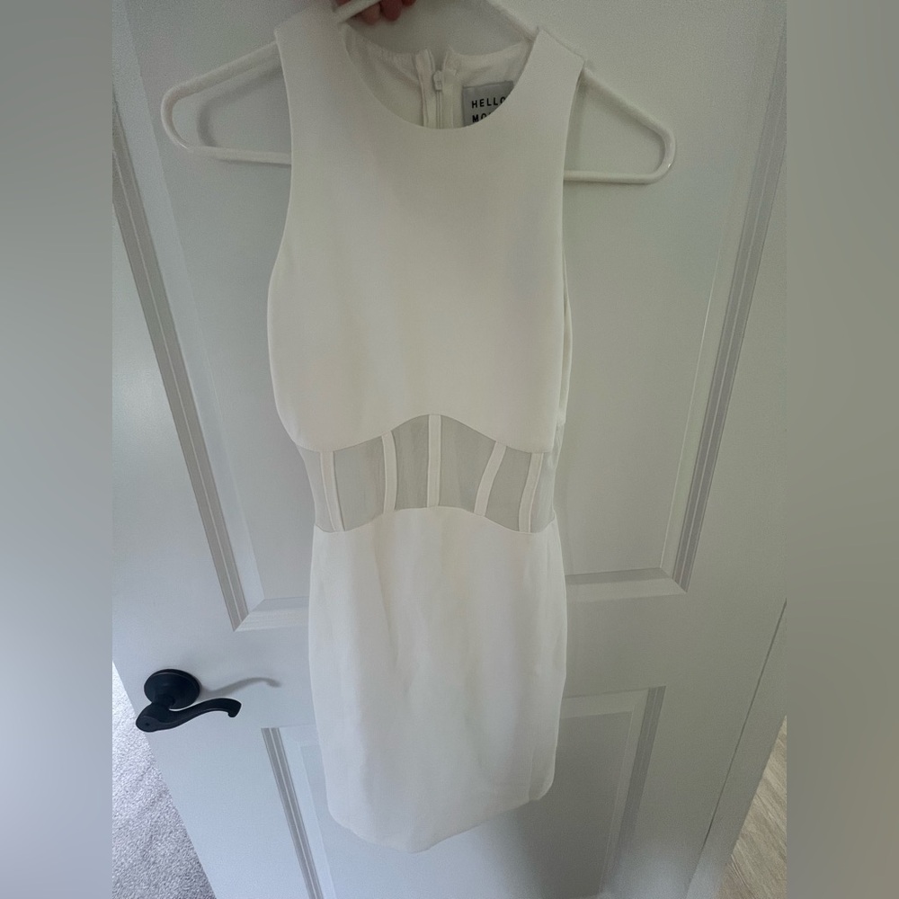 Hello Molly White Bodycon Dress